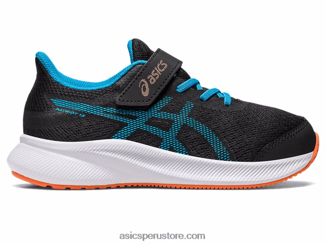 RPVB4308 negro/azul isla Asics preescolar patriota 13