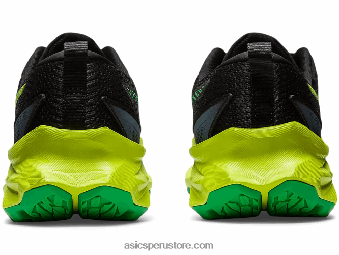 RPVB4309 ralladura de lima/negra Asics escuela primaria novablast 2