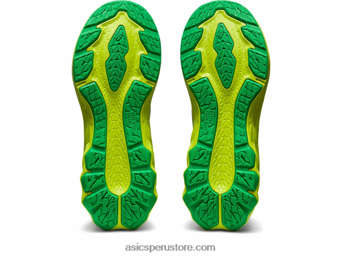 RPVB4309 ralladura de lima/negra Asics escuela primaria novablast 2