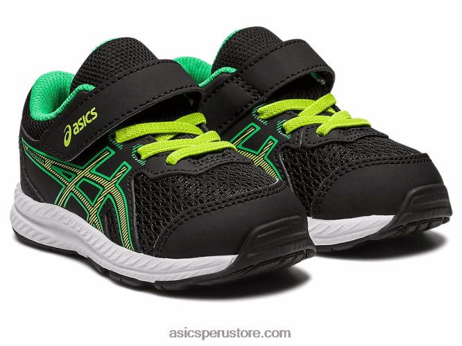 RPVB4316 ralladura de lima/negra Asics competir 8 tamaño del niño