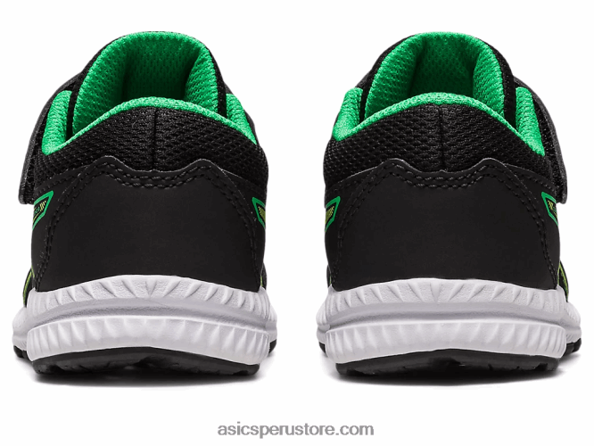 RPVB4316 ralladura de lima/negra Asics competir 8 tamaño del niño