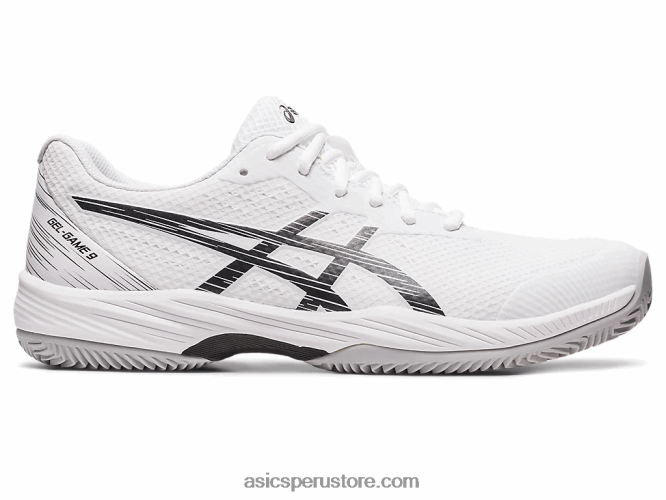 RPVB432 blanco negro Asics gel-juego 9 arcilla/oc