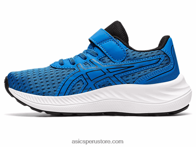 RPVB4339 azul eléctrico/negro Asics preexcite 9 preescolar