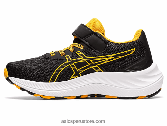 RPVB4344 negro/ámbar Asics preexcite 9 preescolar