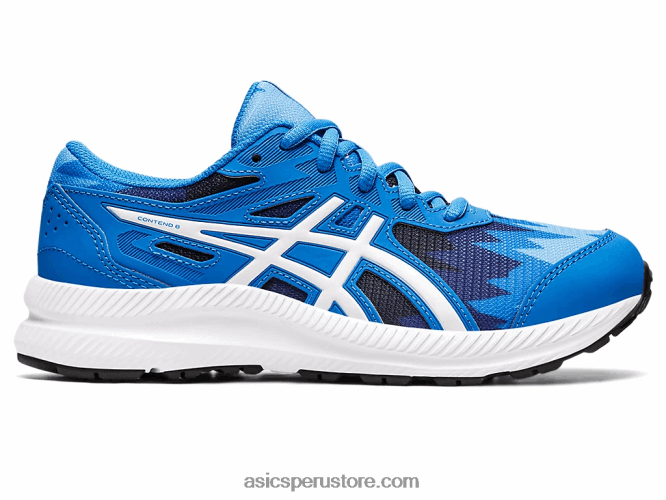 RPVB4345 azul eléctrico/blanco Asics competir 8 grado de la escuela