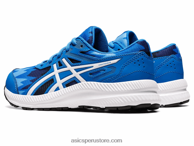 RPVB4345 azul eléctrico/blanco Asics competir 8 grado de la escuela