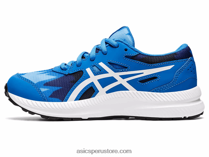 RPVB4345 azul eléctrico/blanco Asics competir 8 grado de la escuela