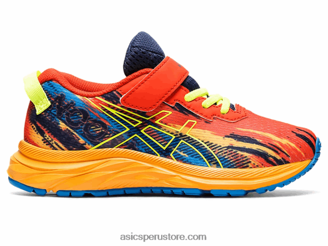 RPVB4347 tomate cherry/amarillo de seguridad Asics pre noosa tri 13 preescolar