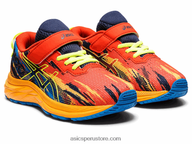 RPVB4347 tomate cherry/amarillo de seguridad Asics pre noosa tri 13 preescolar