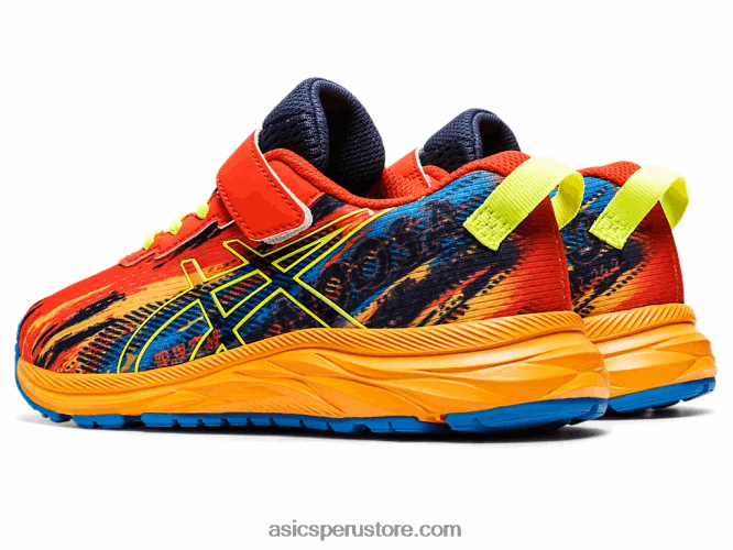 RPVB4347 tomate cherry/amarillo de seguridad Asics pre noosa tri 13 preescolar