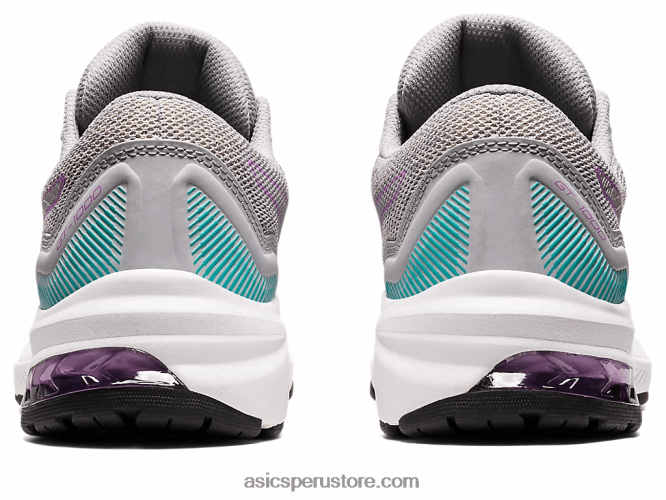 RPVB4359 gris piedmont/brillo lavanda Asics escuela primaria gt-1000 11