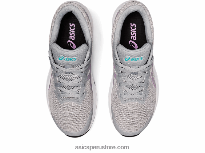 RPVB4359 gris piedmont/brillo lavanda Asics escuela primaria gt-1000 11