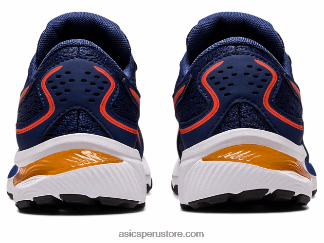 RPVB4364 océano profundo/tomate cherry Asics gel-cumulus 24 escuela primaria