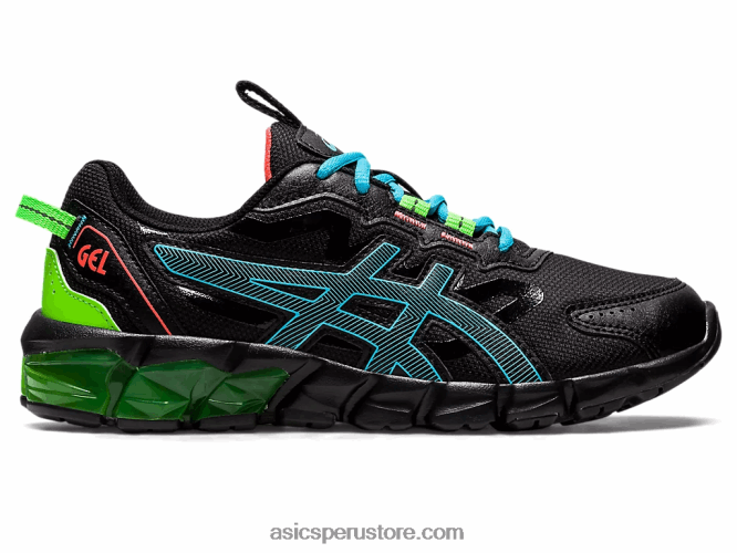 RPVB4373 negro/acuario Asics gel-quantum 90 3 grado escolar