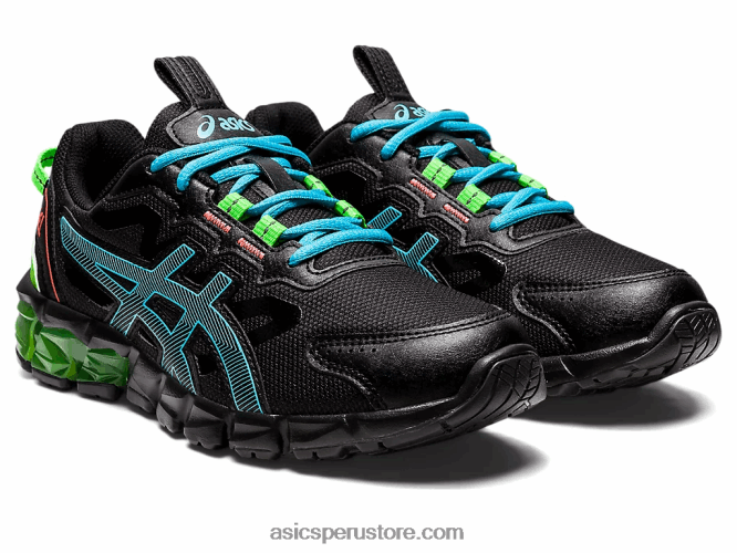 RPVB4373 negro/acuario Asics gel-quantum 90 3 grado escolar