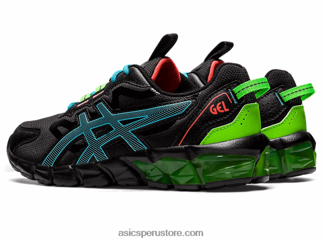 RPVB4373 negro/acuario Asics gel-quantum 90 3 grado escolar