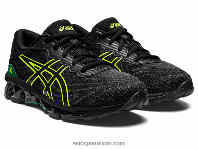 RPVB4381 negro/amarillo de seguridad Asics escuela primaria gel-quantum 360 vii