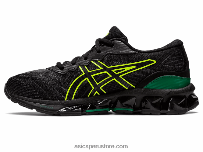 RPVB4381 negro/amarillo de seguridad Asics escuela primaria gel-quantum 360 vii