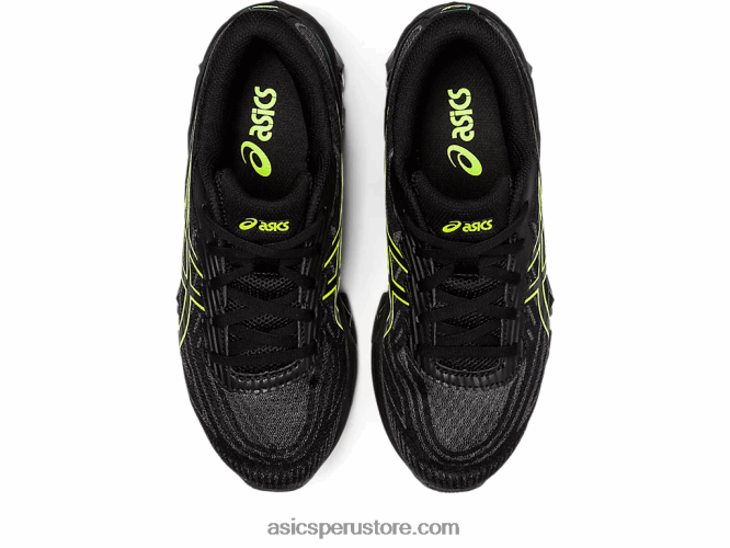 RPVB4381 negro/amarillo de seguridad Asics escuela primaria gel-quantum 360 vii
