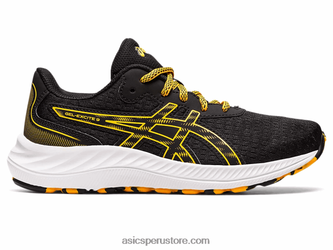 RPVB4384 negro/ámbar Asics gel-excite 9 grado escuela