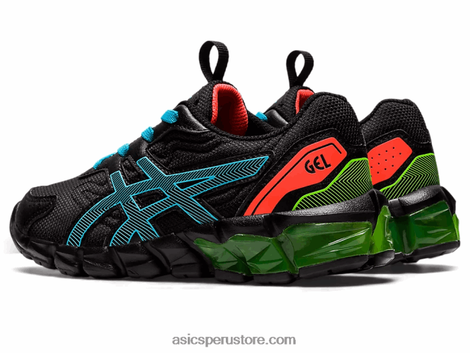 RPVB4386 negro/acuario Asics gel-quantum 90 3 preescolar