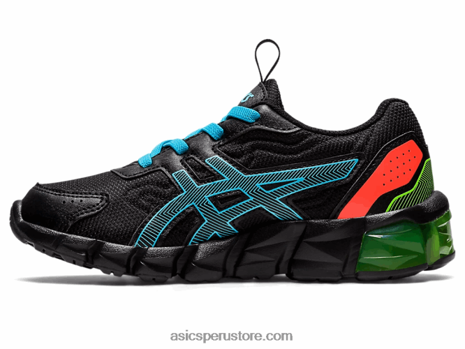 RPVB4386 negro/acuario Asics gel-quantum 90 3 preescolar