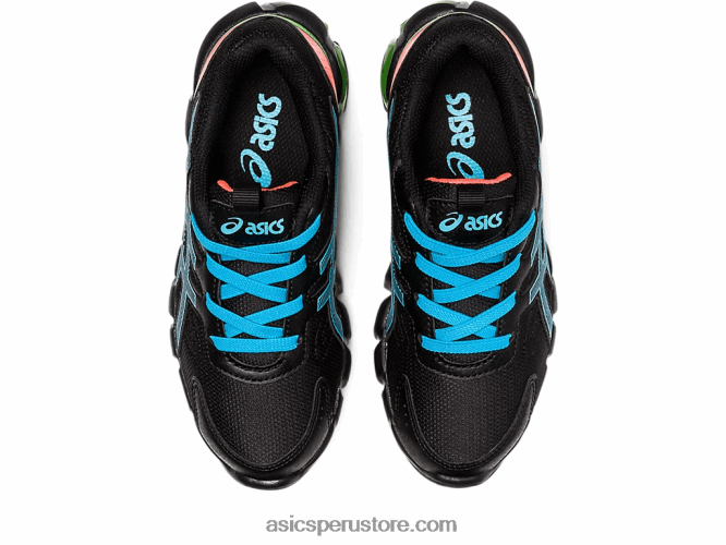 RPVB4386 negro/acuario Asics gel-quantum 90 3 preescolar