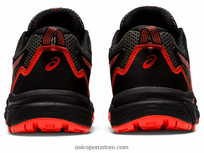 RPVB4389 tomate negro/cherry Asics gel-ventura 8 escuela primaria