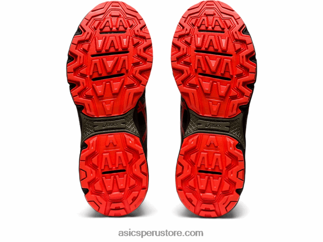 RPVB4389 tomate negro/cherry Asics gel-ventura 8 escuela primaria