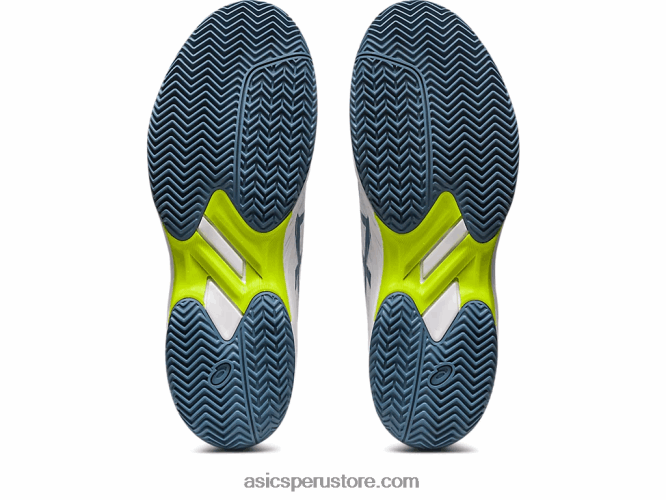 RPVB439 blanco/azul acero Asics gel-juego 9 arcilla/oc