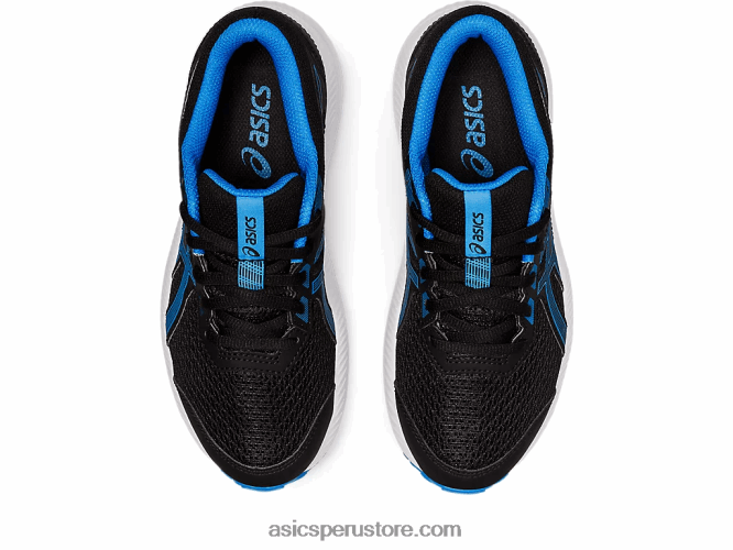 RPVB4394 negro/azul eléctrico Asics competir 8 grado de la escuela