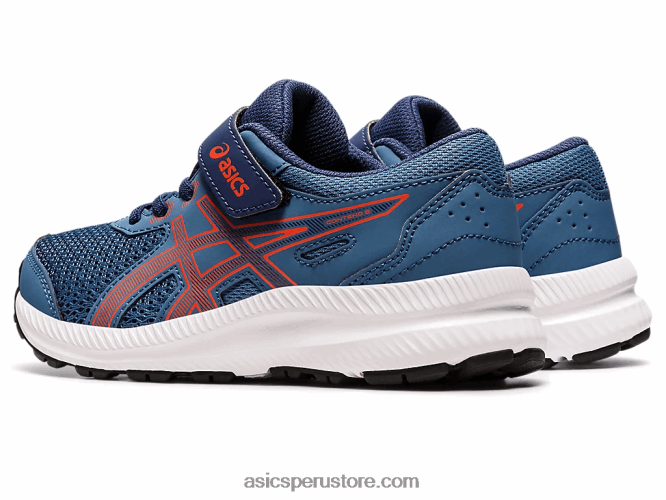 RPVB4398 tomate azul/cherry Asics contend 8 preescolar