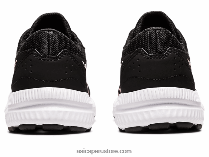 RPVB4400 negro/rosa escarchado Asics competir 8 grado de la escuela