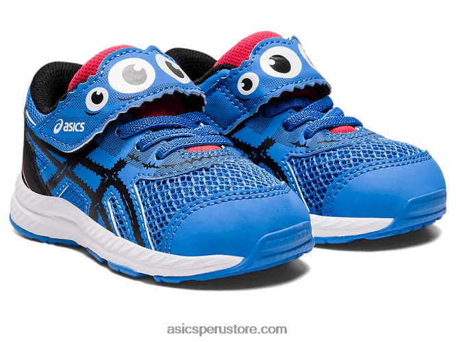 RPVB4407 azul costa/negro Asics Contender 8 patio de la escuela de tamaño para niños pequeños