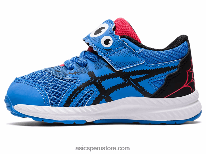 RPVB4407 azul costa/negro Asics Contender 8 patio de la escuela de tamaño para niños pequeños