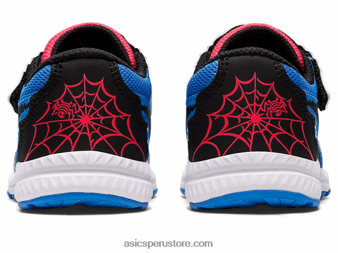 RPVB4407 azul costa/negro Asics Contender 8 patio de la escuela de tamaño para niños pequeños