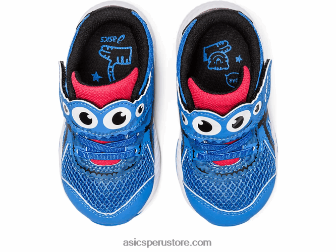 RPVB4407 azul costa/negro Asics Contender 8 patio de la escuela de tamaño para niños pequeños