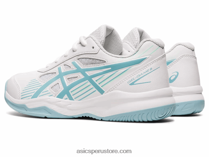 RPVB4408 blanco/azul humo Asics gel-juego 8 escuela primaria