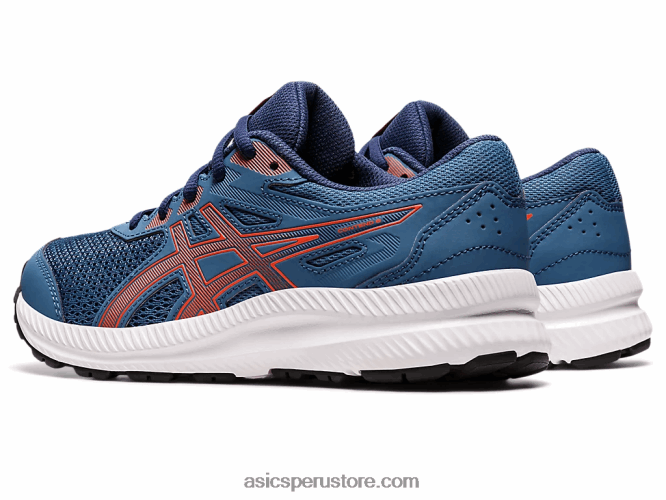 RPVB4409 tomate azul/cherry Asics competir 8 grado de la escuela