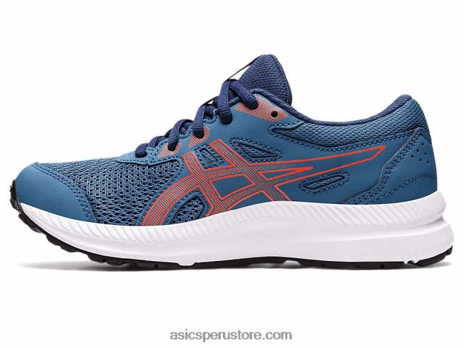 RPVB4409 tomate azul/cherry Asics competir 8 grado de la escuela