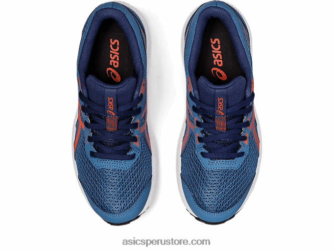 RPVB4409 tomate azul/cherry Asics competir 8 grado de la escuela