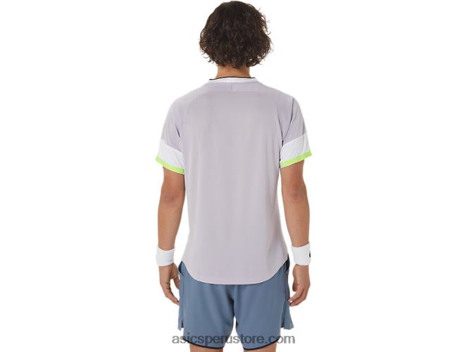 RPVB441 violeta anochecer/cielo suave Asics top de manga corta para hombre