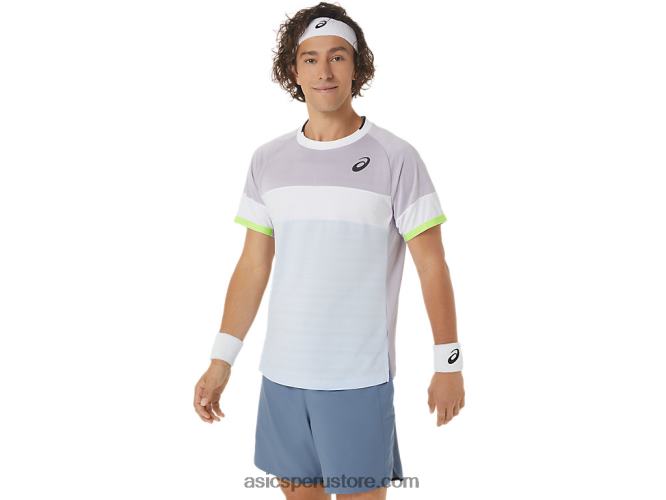 RPVB441 violeta anochecer/cielo suave Asics top de manga corta para hombre