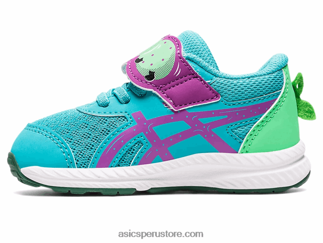 RPVB4411 cristal de mar/orquídea Asics Contender 8 patio de la escuela de tamaño para niños pequeños