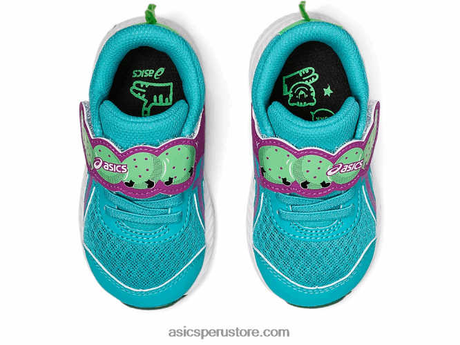 RPVB4411 cristal de mar/orquídea Asics Contender 8 patio de la escuela de tamaño para niños pequeños