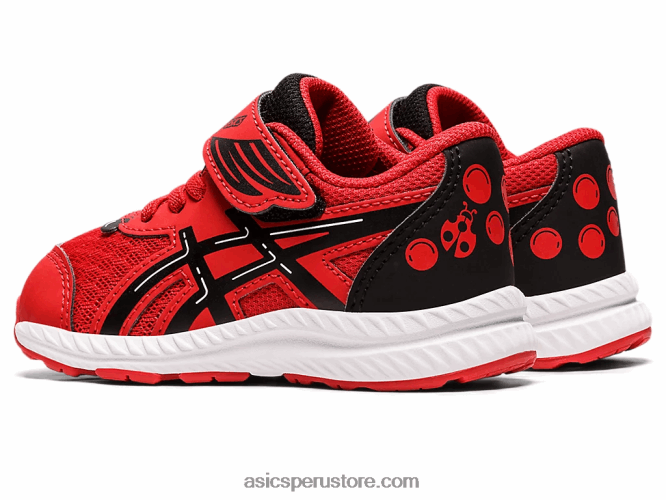 RPVB4412 rojo clásico/negro Asics Contender 8 patio de la escuela de tamaño para niños pequeños