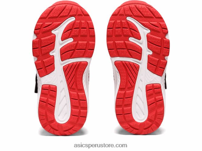 RPVB4412 rojo clásico/negro Asics Contender 8 patio de la escuela de tamaño para niños pequeños