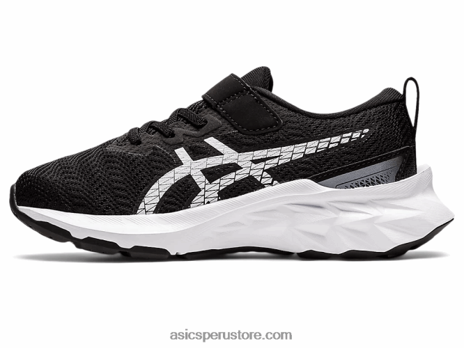 RPVB4417 blanco negro Asics preescolar novablast 2