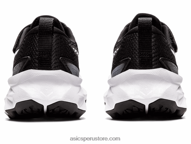 RPVB4417 blanco negro Asics preescolar novablast 2