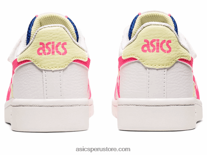 RPVB4418 blanco/rosa fuerte Asics preescolar de japon
